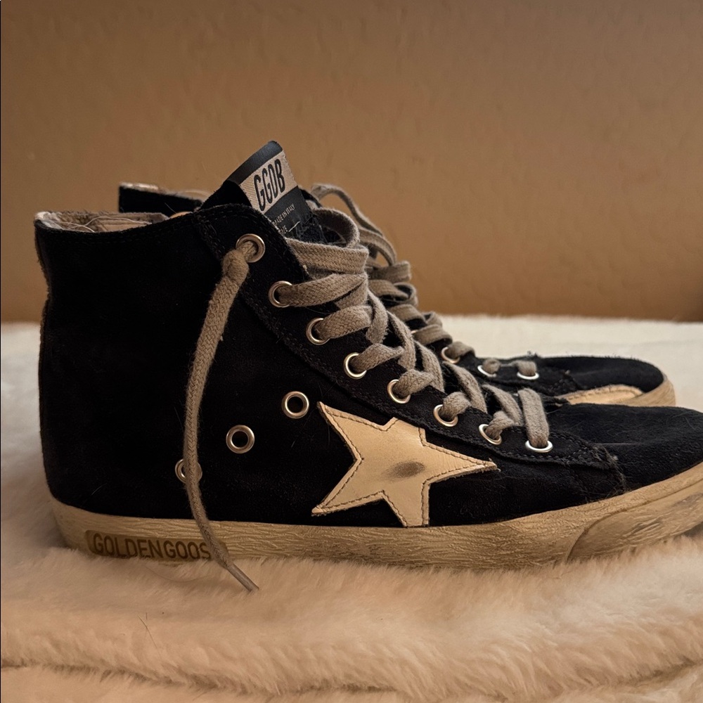 Golden Goose Black and White High-Tops